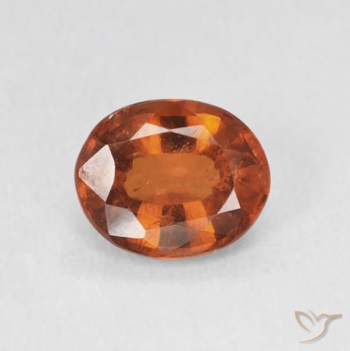 1.94ct Natural Laranja Profundo granada hessonita, oval, VS-SI