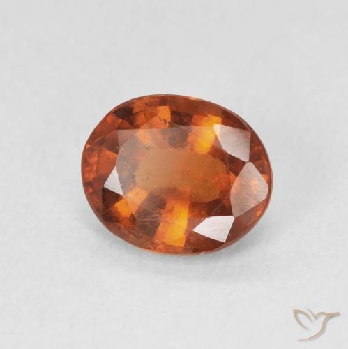 granada hessonita Laranja Profundo Natural 1.94ct, oval, VS-SI