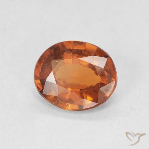 granada hessonita Laranja Profundo Natural 1.37ct, oval, VS-SI