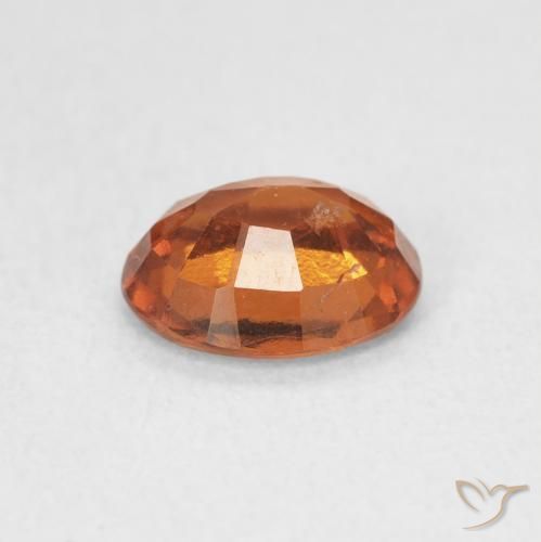 granada hessonita Laranja Profundo Natural 1.37ct, oval, VS-SI