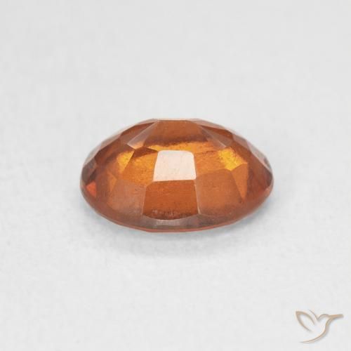 granada hessonita Laranja Profundo Natural 1.56ct, oval, VS-SI