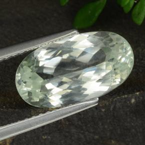 Hidenita Verde Mar Claro Natural 5.23ct, Corte Oval, VVS-VS