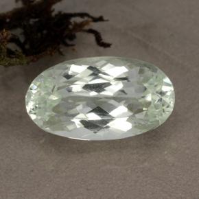 Hidenita Verde muito claro Natural 5.74ct, Corte Oval, VVS-VS