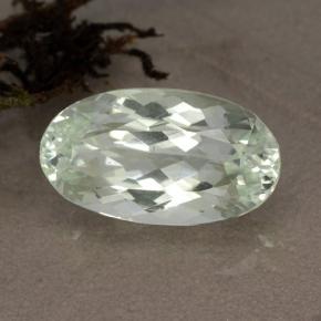 Hidenita Verde muito claro Natural 5.74ct, Corte Oval, VVS-VS