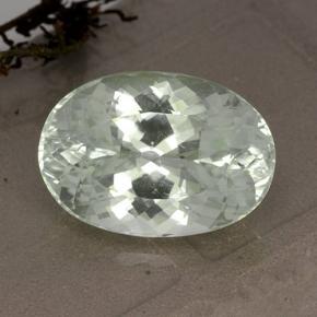 Hidenita Verde muito claro Natural 27.31ct, Corte Oval, VVS-VS