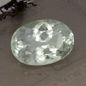 Hidenita Verde muito claro Natural 27.31ct, Corte Oval, VVS-VS