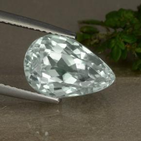 Hidenita Luz verde Natural 5.90ct, Formato de pêra, VVS-VS