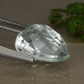 Hidenita Luz verde Natural 5.90ct, Formato de pêra, VVS-VS