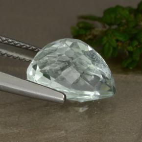 Hidenita Luz verde Natural 5.52ct, Formato de pêra, VS