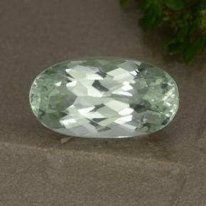 Hidenita Branco Esverdeado Claro Natural 4.59ct, Corte Oval, VVS-VS