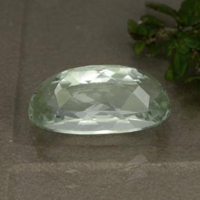 Hidenita Branco Esverdeado Claro Natural 4.59ct, Corte Oval, VVS-VS
