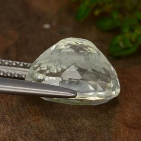 Hidenita Verde acinzentado Natural 4.44ct, Corte Oval, VVS-VS