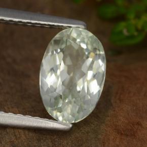 Hiddenita verde natural 2,36ct, corte oval, VVS-VS
