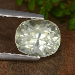 Hidenita Luz verde Natural 1.70ct, Corte Oval, VVS-VS