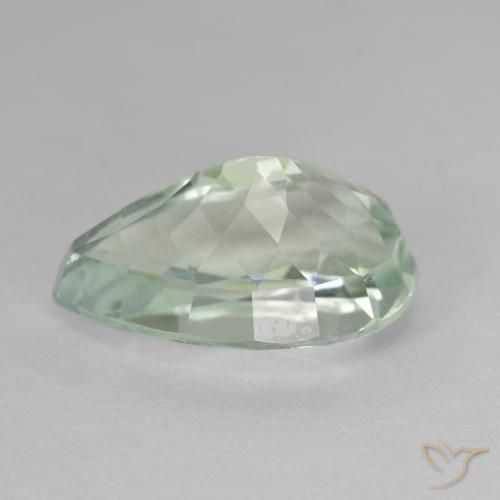 Hidenita Amarelo Claro Verde Natural 9.73ct, Formato de pêra, VS