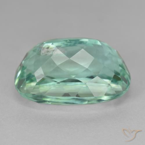 Hidenita Verde azulado Natural 23.63ct, Almofada, VS-SI