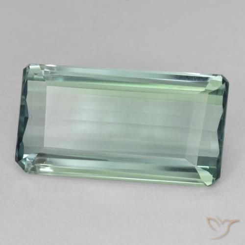 Hidenita Verde azulado Natural 13.37ct, Corte Octógono / Esmeralda, VVS-VS