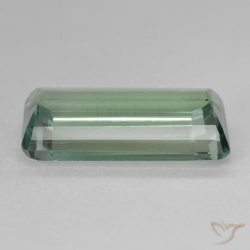 Hidenita Verde azulado Natural 13.37ct, Corte Octógono / Esmeralda, VVS-VS