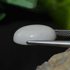 Howlita Branco acinzentado Natural 8,56ct, Corte Oval, Opaco