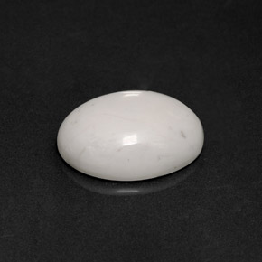 Howlita branco natural 8,38ct, corte oval, opaco