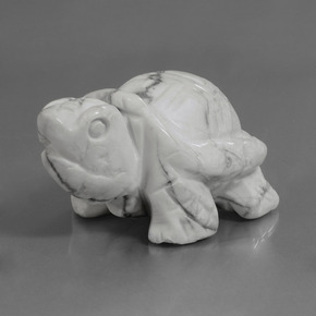 Howlita Branco acinzentado Natural 368.10ct, Forma extravagante, Opaco