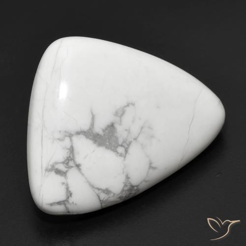 Howlita Branco acinzentado Natural 17.01ct, Chique, Opaco