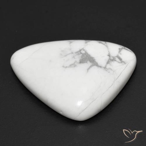 Howlita Branco acinzentado Natural 17.01ct, Chique, Opaco