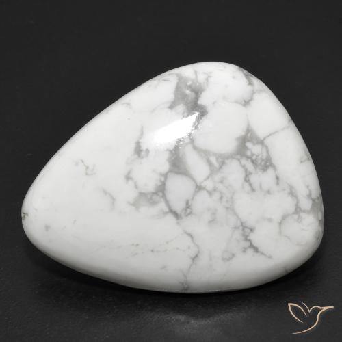 19.85ct Natural Branco acinzentado Howlita, Chique, Opaco