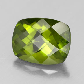 Idocrásio verde natural 2,45ct, almofada cortada, VS