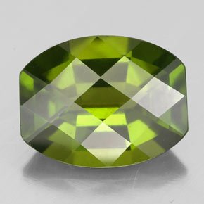 Idocrásio Verde oliva Natural 4.70ct, Almofada cortada, VS