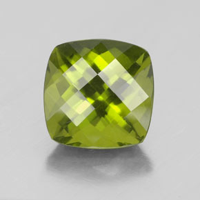 Idocrásio Verde oliva Natural 2.66ct, Almofada cortada, VS