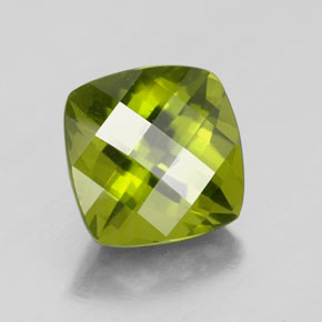Idocrásio Verde oliva Natural 2.66ct, Almofada cortada, VS