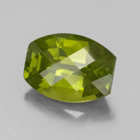 Idocrásio verde natural 2,73ct, forma extravagante, VS