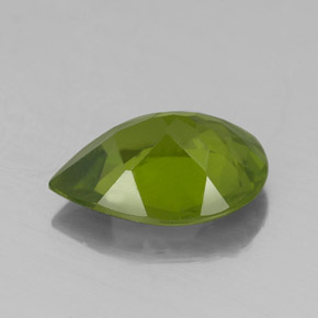 Idocrásio verde natural 1,83ct, formato de pêra, VS-SI