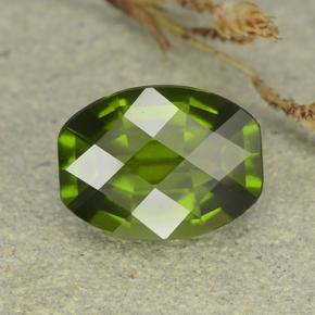 Idocrásio Verde oliva Natural 2.57ct, Forma extravagante, VVS-VS