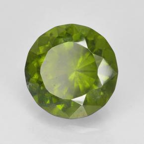 Idocrásio Verde floresta Natural 1.58ct, Corte Redondo, VS