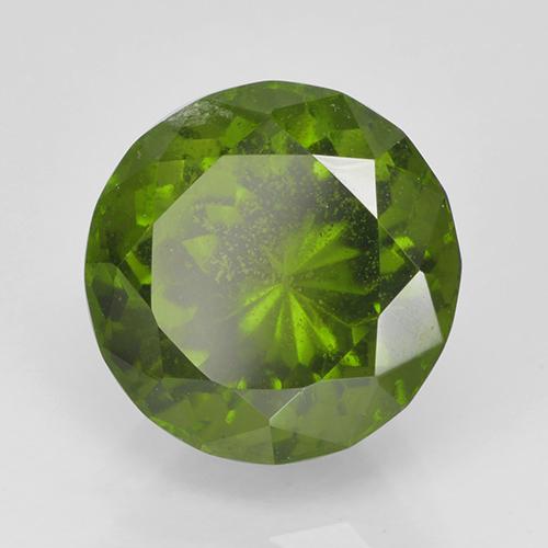 Idocrásio verde natural 2,23ct, corte redondo, VS
