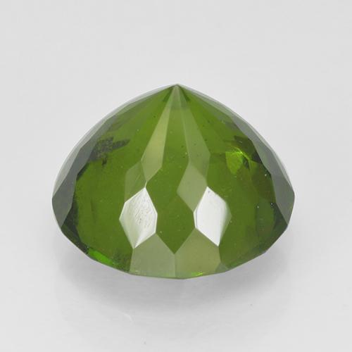 Idocrásio verde natural 2,23ct, corte redondo, VS