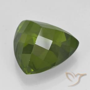 Idocrásio Algas Verdes Natural 5.45ct, Trilhão, VS