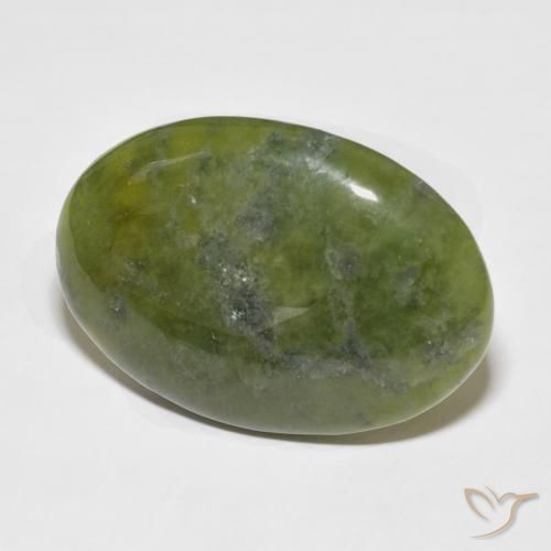 Idocrásio Verde médio Natural 41.27ct, oval, Opaco