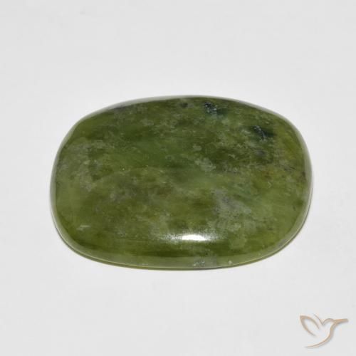 Idocrásio Terra Verde Natural 45.31ct, Almofada, Opaco