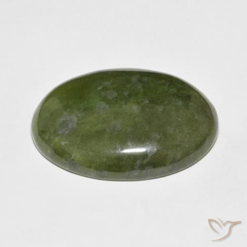 Idocrásio Terra Verde Natural 46.00ct, oval, Opaco