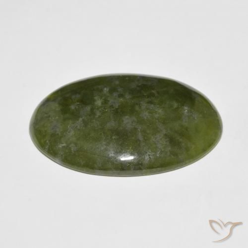 Idocrásio Terra Verde Natural 39.68ct, oval, Opaco