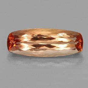Topázio Imperial Laranja Médio Natural 7.13ct, Almofada, VVS-VS