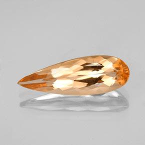 Topázio Imperial Laranja Médio Natural 2.25ct, Formato de pêra, VS