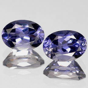 Pedras preciosas de Iolita Violeta Azul natural de  ct, Corte Oval, VS