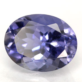 Iolita Violeta Azul Natural 1.60ct, Corte Oval, VS