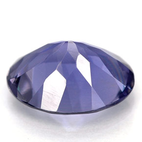 Iolita azul natural 1,39ct, corte oval, VS