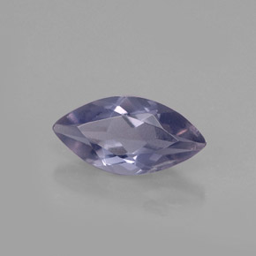 Iolita violeta natural 0,44ct, marquise, VS-SI