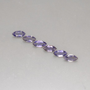 Pedras preciosas de iolita azul natural de  ct, marquise, VS